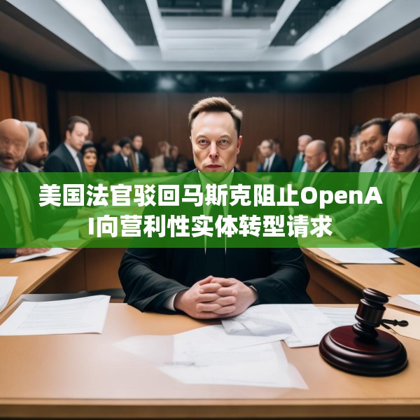 美国法官驳回马斯克阻止OpenAI向营利性实体转型请求