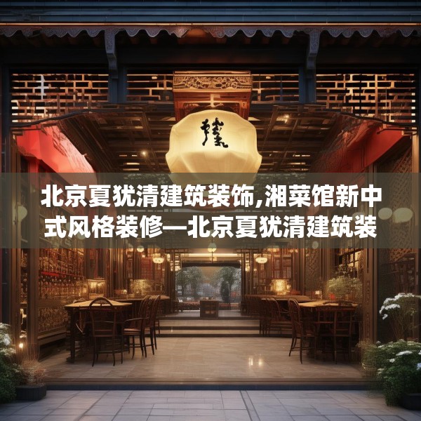北京夏犹清建筑装饰,湘菜馆新中式风格装修—北京夏犹清建筑装饰407.a283b284c287fgy.294cvcx