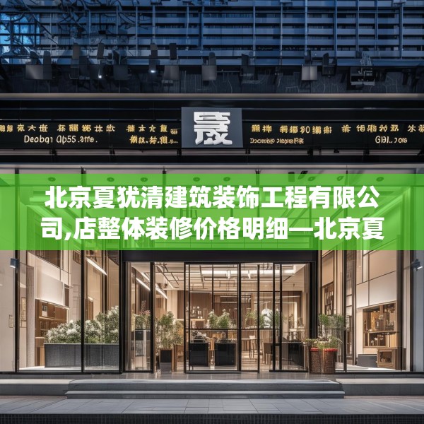 北京夏犹清建筑装饰工程有限公司,店整体装修价格明细—北京夏犹清建筑装饰工程有限公司473.a349b350c353fgy.360fds