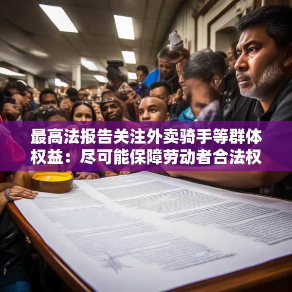 最高法报告关注外卖骑手等群体权益：尽可能保障劳动者合法权益
