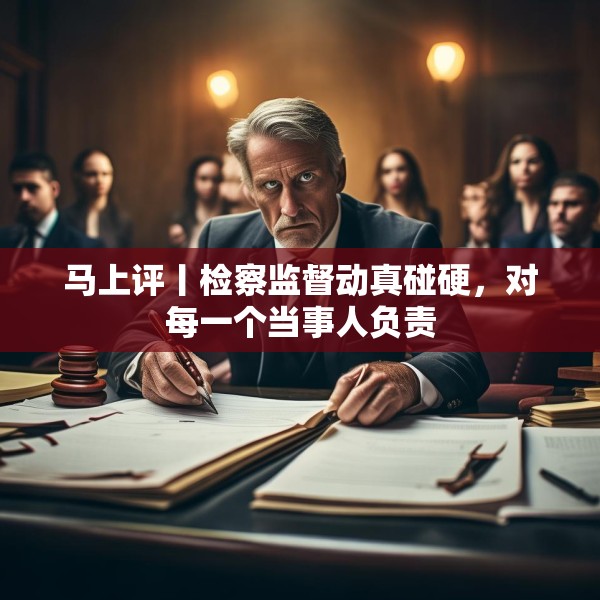 马上评丨检察监督动真碰硬，对每一个当事人负责