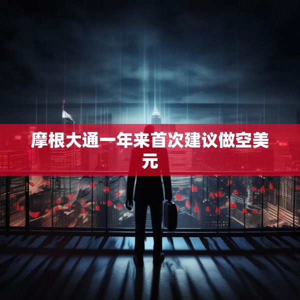 摩根大通一年来首次建议做空美元