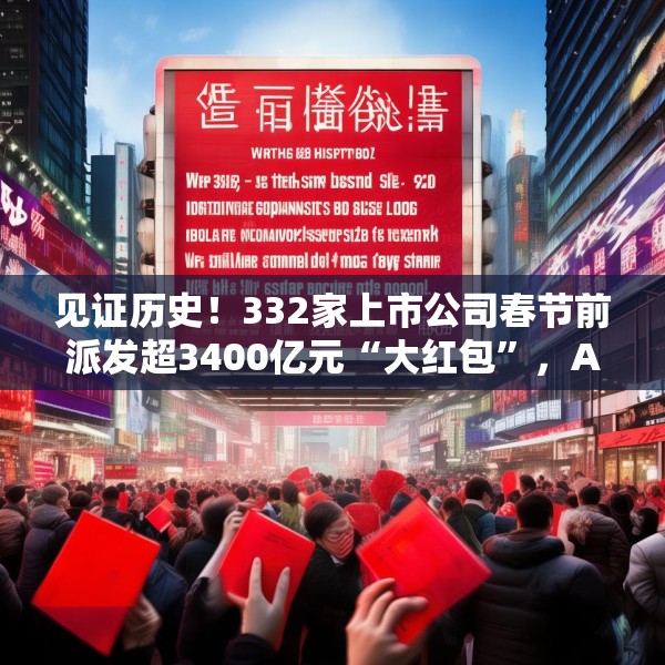 见证历史！332家上市公司春节前派发超3400亿元“大红包”，A股一年多次分红渐成常态