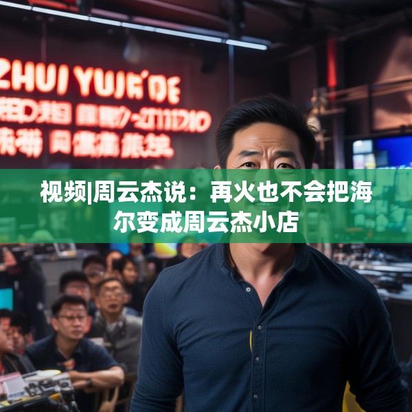视频|周云杰说：再火也不会把海尔变成周云杰小店