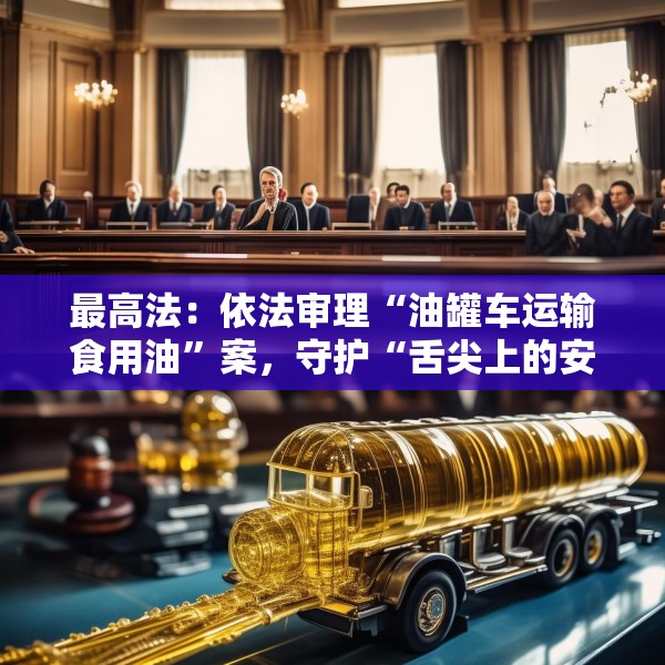 最高法：依法审理“油罐车运输食用油”案，守护“舌尖上的安全”