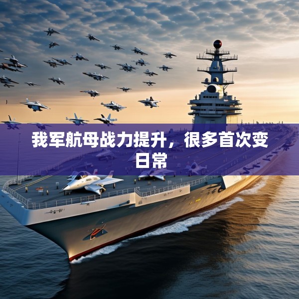 我军航母战力提升，很多首次变日常
