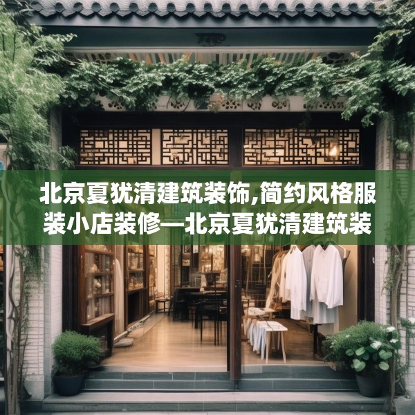 北京夏犹清建筑装饰,简约风格服装小店装修—北京夏犹清建筑装饰423.a299b300c303fgy.310fghfd