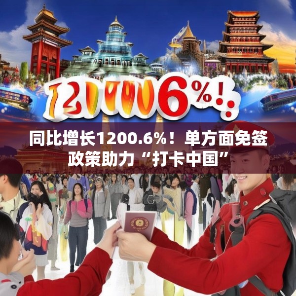 同比增长1200.6%！单方面免签政策助力“打卡中国”