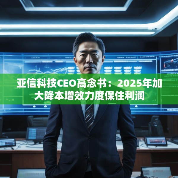 亚信科技CEO高念书：2025年加大降本增效力度保住利润