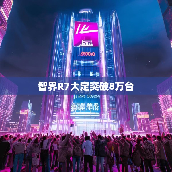智界R7大定突破8万台