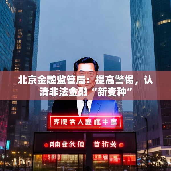 北京金融监管局：提高警惕，认清非法金融“新变种”