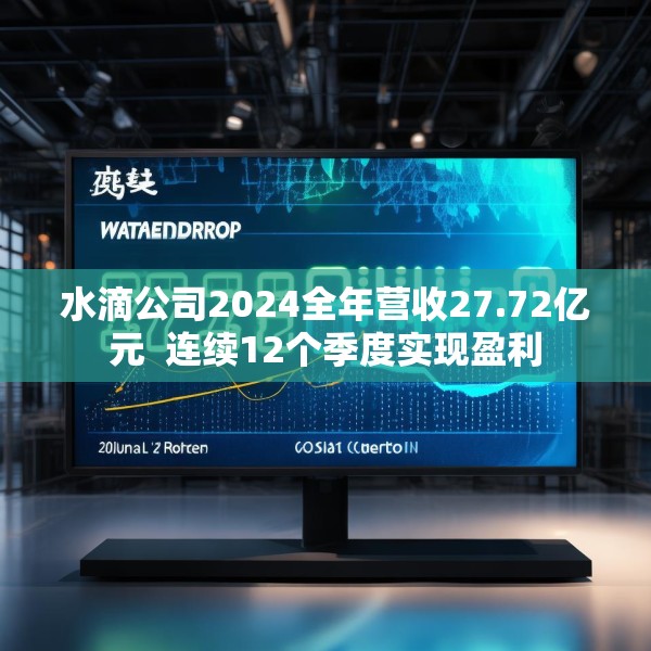 水滴公司2024全年营收27.72亿元  连续12个季度实现盈利