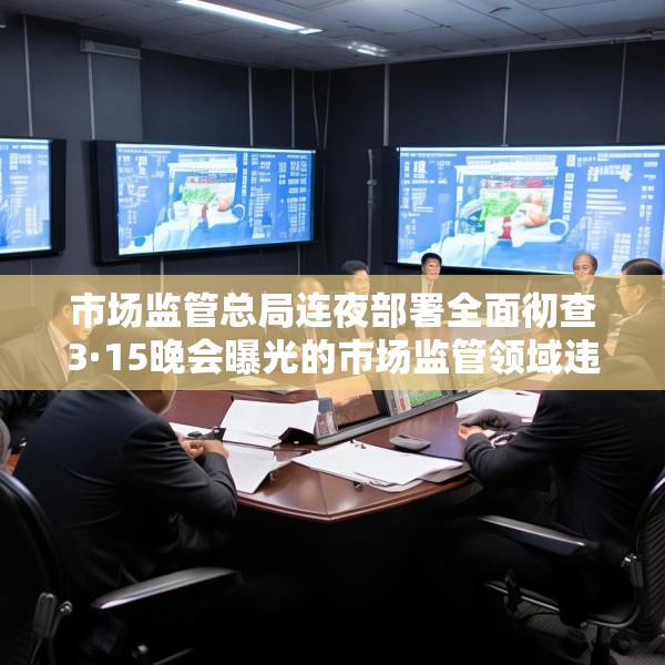 市场监管总局连夜部署全面彻查3·15晚会曝光的市场监管领域违法行为