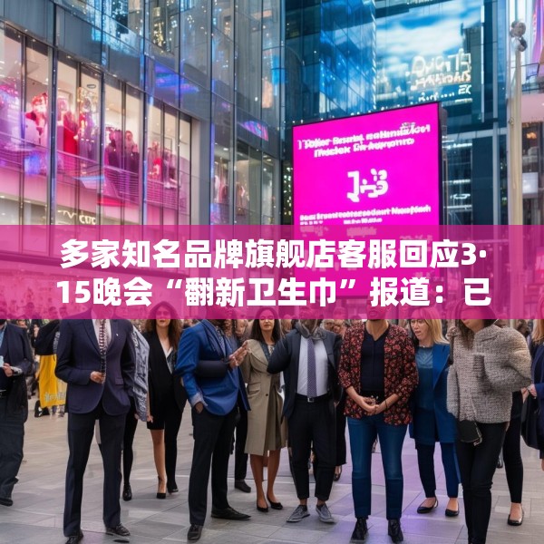 多家知名品牌旗舰店客服回应3·15晚会“翻新卫生巾”报道：已采取法律手段