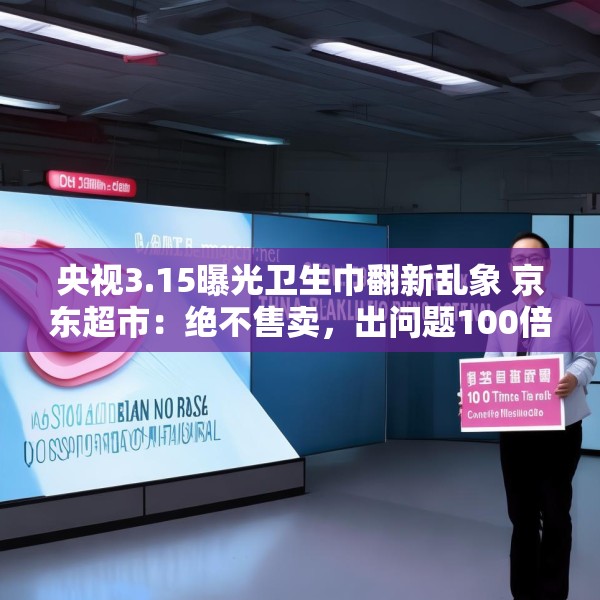 央视3.15曝光卫生巾翻新乱象 京东超市：绝不售卖，出问题100倍赔偿