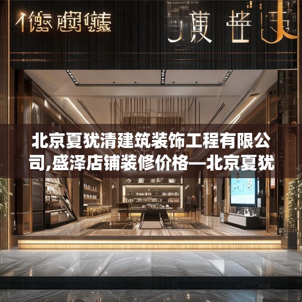北京夏犹清建筑装饰工程有限公司,盛泽店铺装修价格—北京夏犹清建筑装饰工程有限公司549.a425b426c429fgy.436fghfd