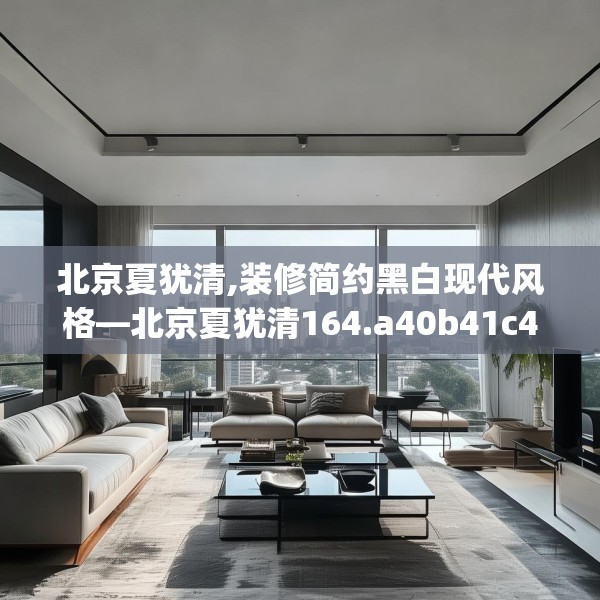 北京夏犹清,装修简约黑白现代风格—北京夏犹清164.a40b41c44fgy.5176682