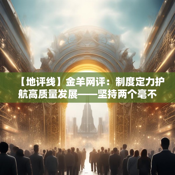 【地评线】金羊网评：制度定力护航高质量发展——坚持两个毫不动摇的时代深意