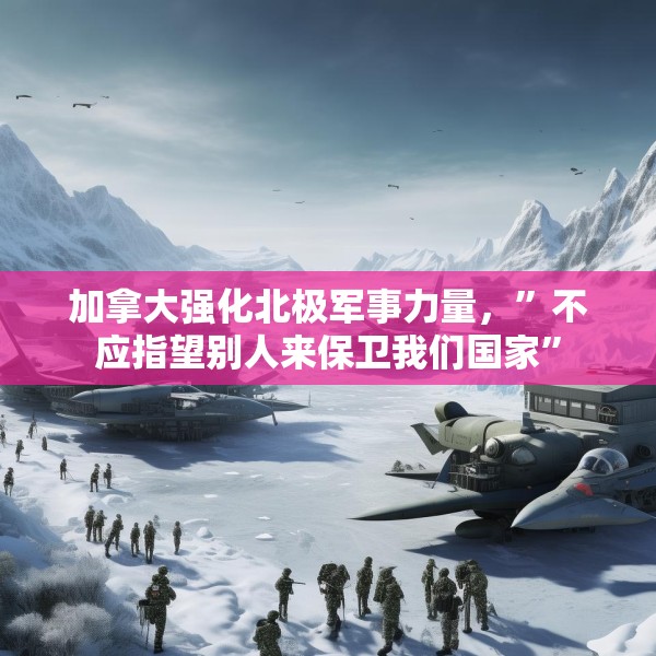 加拿大强化北极军事力量，”不应指望别人来保卫我们国家”