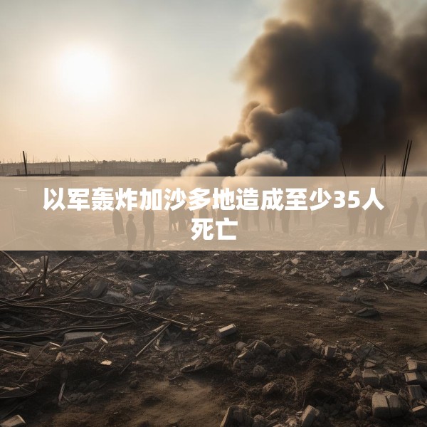 以军轰炸加沙多地造成至少35人死亡