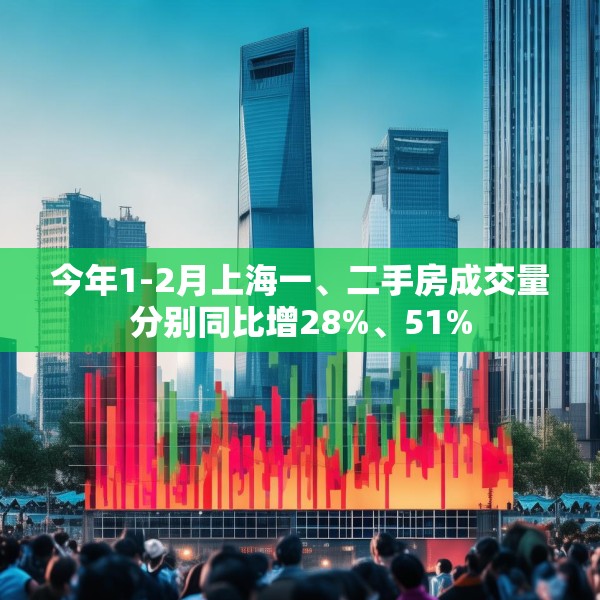 今年1-2月上海一、二手房成交量分别同比增28%、51%