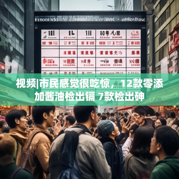 视频|市民感觉很吃惊，12款零添加酱油检出镉 7款检出砷