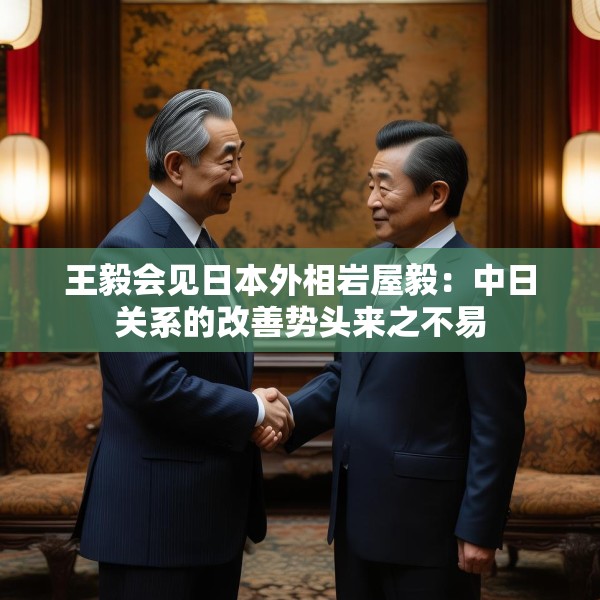 王毅会见日本外相岩屋毅：中日关系的改善势头来之不易
