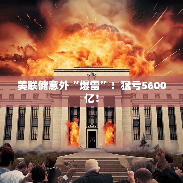 美联储意外“爆雷”！猛亏5600亿！