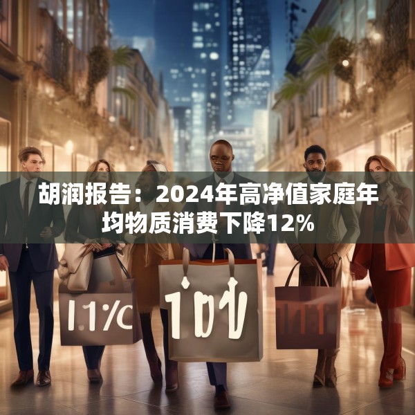 胡润报告：2024年高净值家庭年均物质消费下降12%