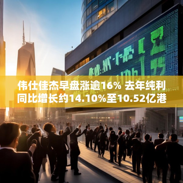 伟仕佳杰早盘涨逾16% 去年纯利同比增长约14.10%至10.52亿港元
