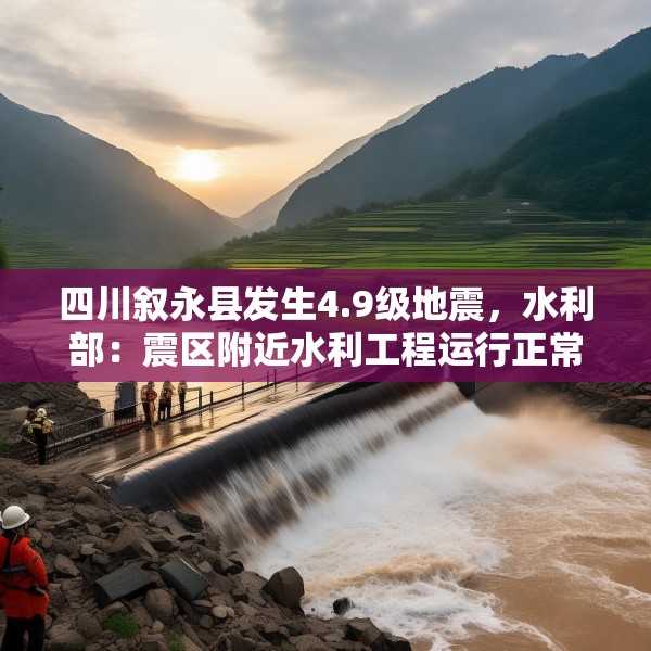 四川叙永县发生4.9级地震，水利部：震区附近水利工程运行正常