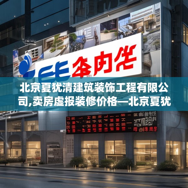 北京夏犹清建筑装饰工程有限公司,卖房虚报装修价格—北京夏犹清建筑装饰工程有限公司534.a410b411c414fgy.421lkjl