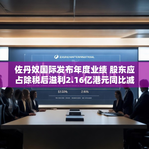 佐丹奴国际发布年度业绩 股东应占除税后溢利2.16亿港元同比减少37.39%