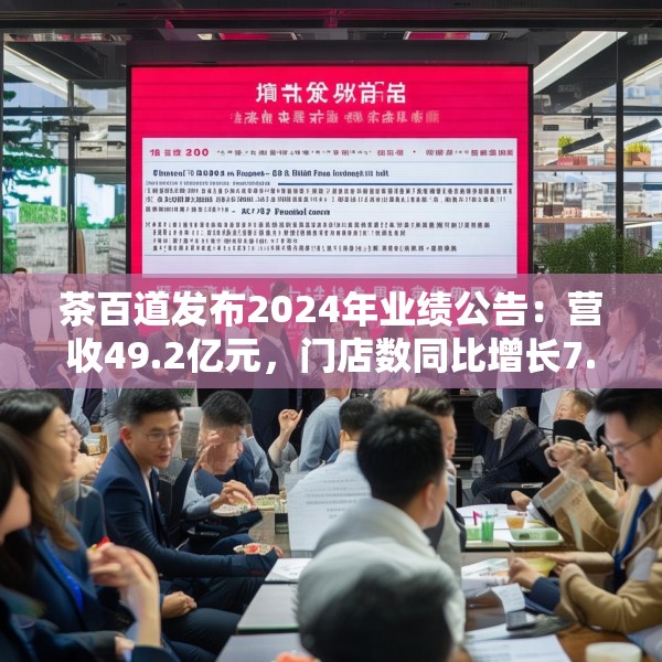 茶百道发布2024年业绩公告：营收49.2亿元，门店数同比增长7.6%
