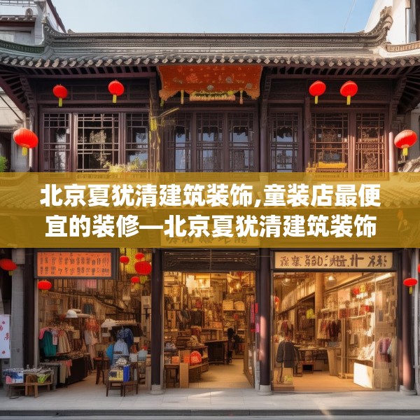 北京夏犹清建筑装饰,童装店最便宜的装修—北京夏犹清建筑装饰288.a164b165c168fgy.175nbn