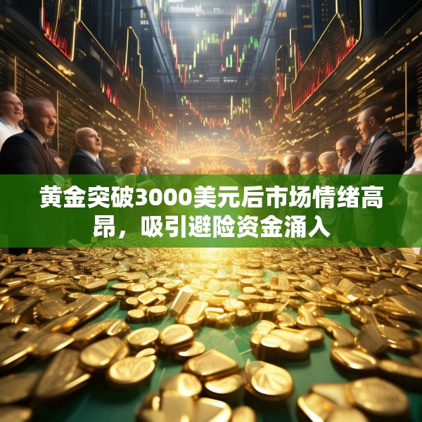 黄金突破3000美元后市场情绪高昂，吸引避险资金涌入