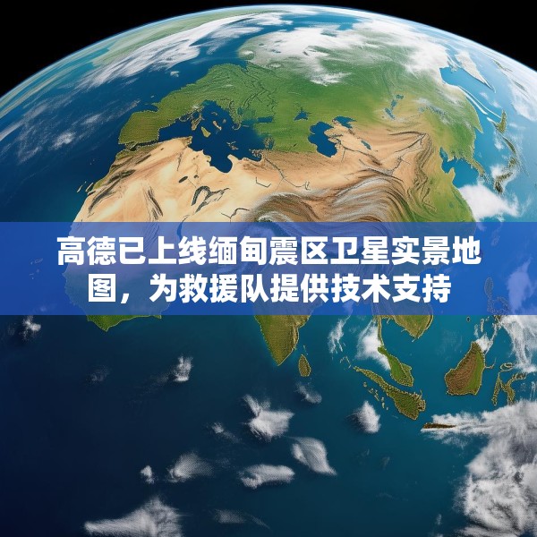 高德已上线缅甸震区卫星实景地图，为救援队提供技术支持