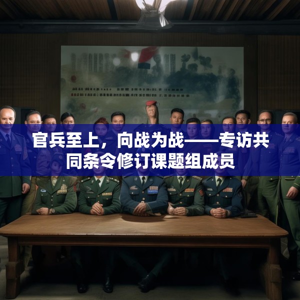 官兵至上，向战为战——专访共同条令修订课题组成员