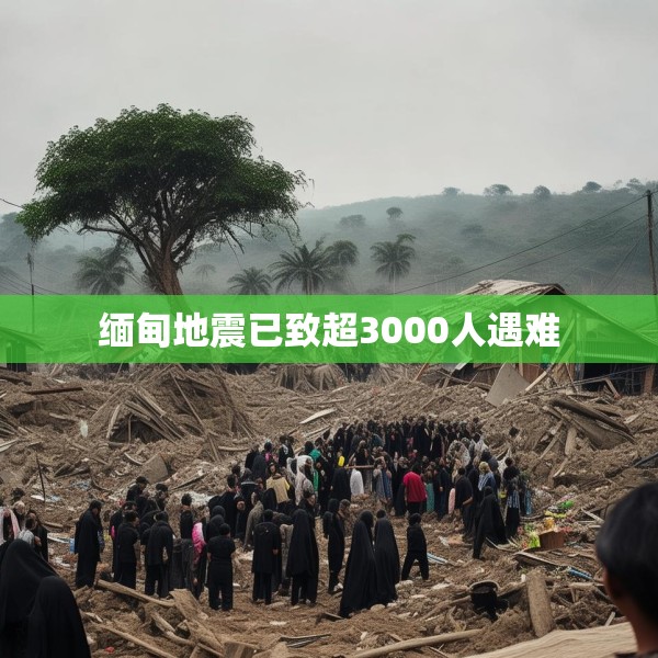 缅甸地震已致超3000人遇难