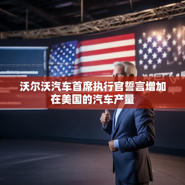 沃尔沃汽车首席执行官誓言增加在美国的汽车产量