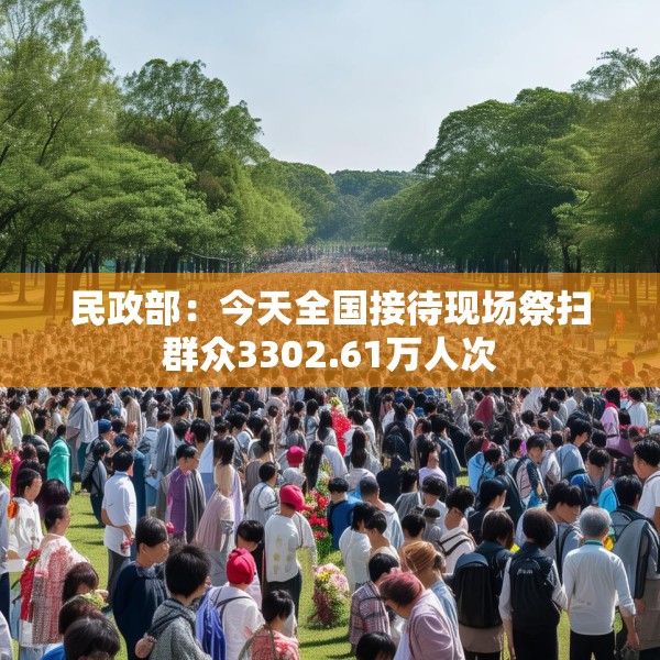 民政部：今天全国接待现场祭扫群众3302.61万人次