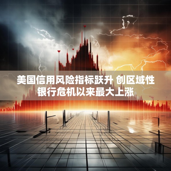 美国信用风险指标跃升 创区域性银行危机以来最大上涨