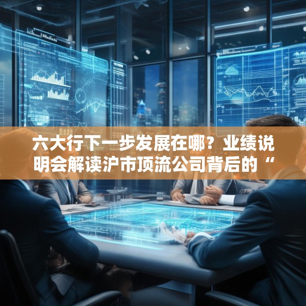六大行下一步发展在哪？业绩说明会解读沪市顶流公司背后的“硬核”操作