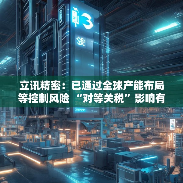 立讯精密：已通过全球产能布局等控制风险 “对等关税”影响有限