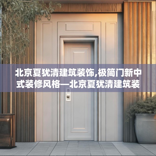 北京夏犹清建筑装饰,极简门新中式装修风格—北京夏犹清建筑装饰152.a28b29c32fgy.39wew