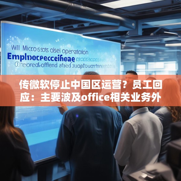 传微软停止中国区运营？员工回应：主要波及office相关业务外包部门