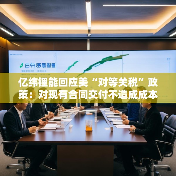 亿纬锂能回应美“对等关税”政策：对现有合同交付不造成成本影响