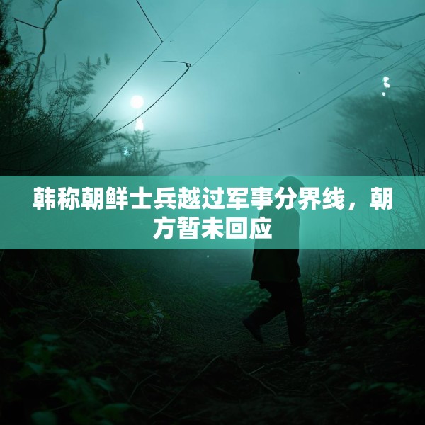 韩称朝鲜士兵越过军事分界线，朝方暂未回应