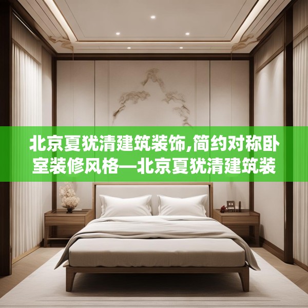 北京夏犹清建筑装饰,简约对称卧室装修风格—北京夏犹清建筑装饰406.a282b283c286fgy.293sdA