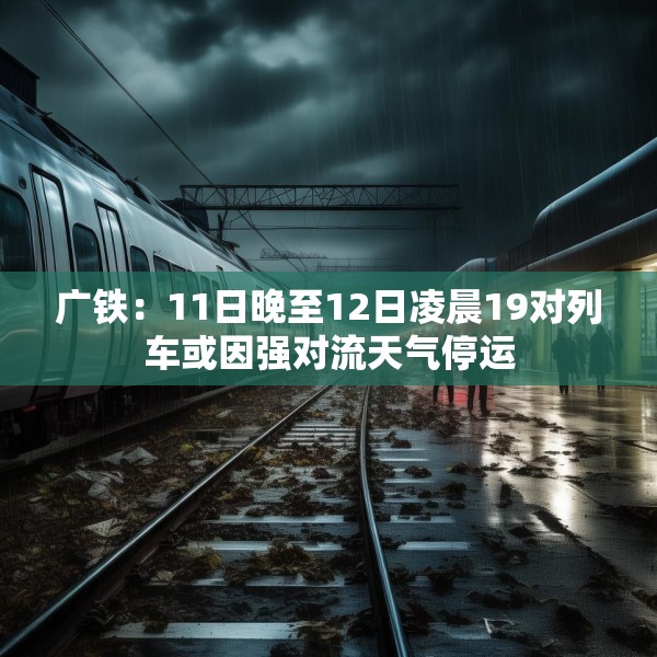 广铁：11日晚至12日凌晨19对列车或因强对流天气停运